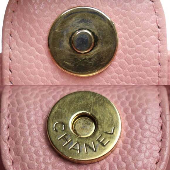 CHANEL Pink Caviar Leather Tote Bag - Picture 7 of 9